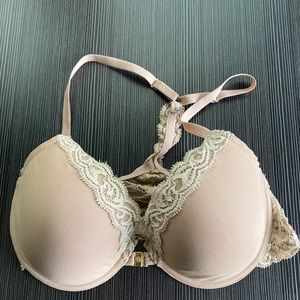 Natori Bra 34C Front Close Racerback underwire